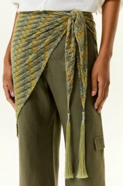 Av Lenco Tricot Chevron Com Franjas Copa