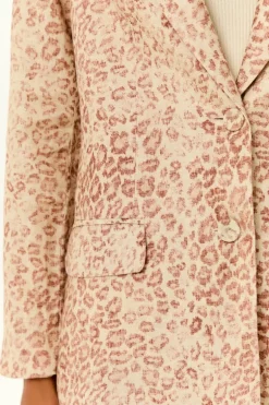 Blazer Linho Estampa Jaguar