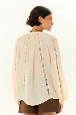Blusa Ggt Mix De Renda