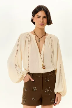 Blusa Ggt Mix De Renda