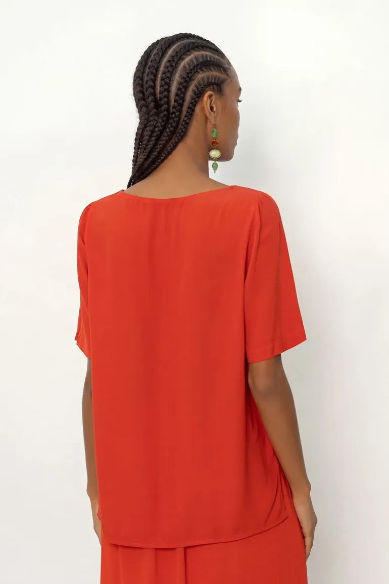 Blusa Manga Curta