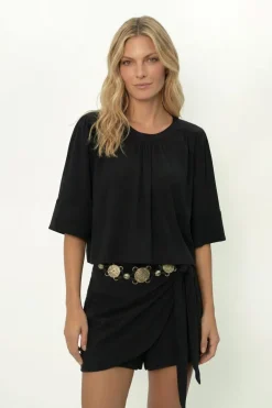 Blusa Manga Curta Pala