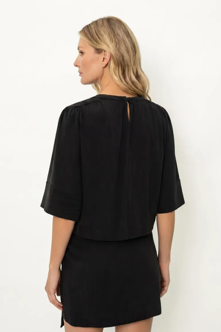 Blusa Manga Curta Pala