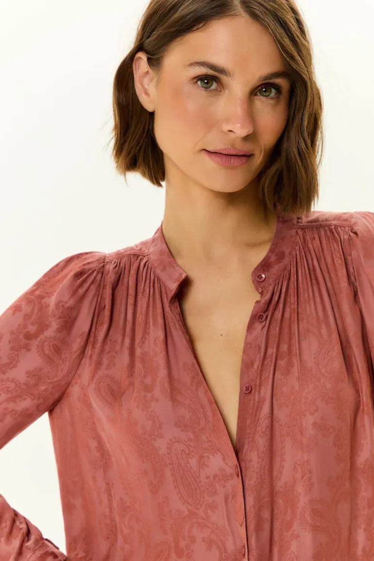 Blusa Manga Jacquard Cachemiere