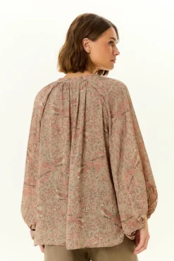 Blusa Manga Longa Estampa Condor