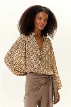 Blusa Manga Longa Ggt Estampa Ticy