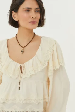 Blusa Manga Longa Ggt Renda