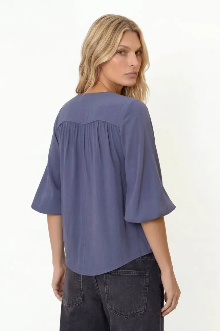 Blusa Pala Franzido