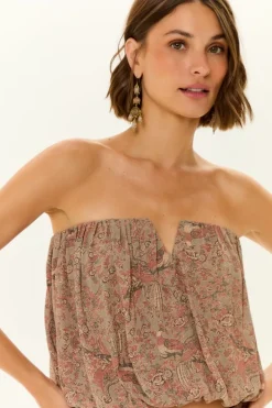 Blusa Sem Alca Ggt Estampa Condor