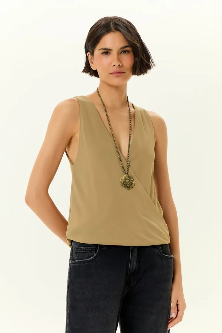 Blusa Transpassada Balone