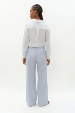 Calça Alfaiataria Linho Prega