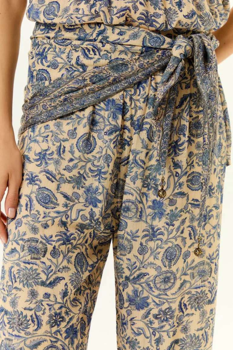 Calça Balone Estampa Céu