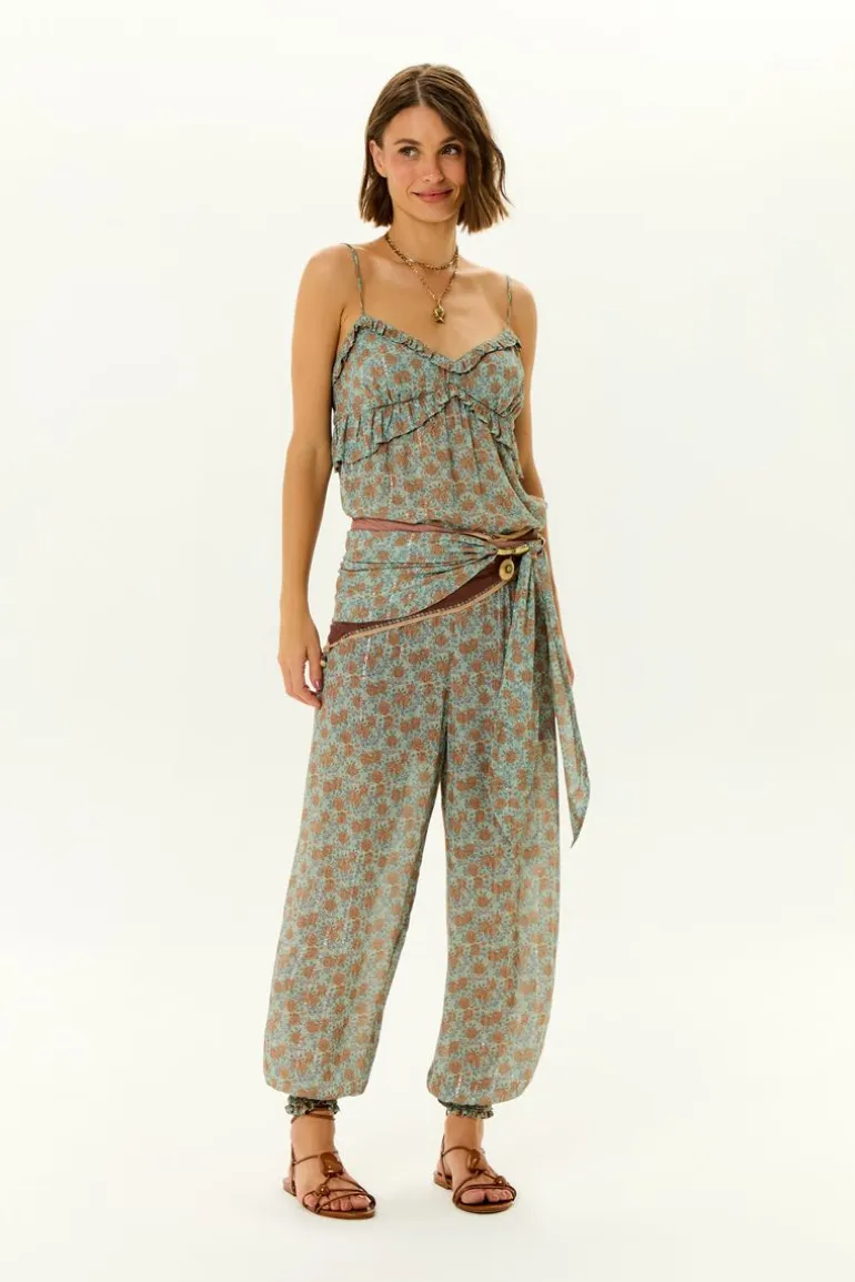Calça Balone Estampa Greeny b