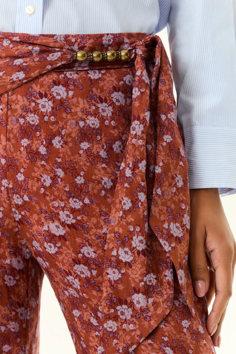 Calça Metais Estampa Roses