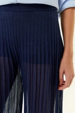 Calça Tricot Aladim Plissada