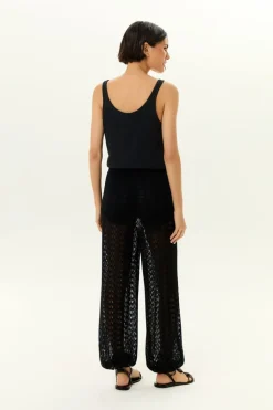 Calça Tricot Aladim Ponto Rendado