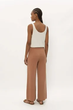 Calça Tricot Ampla