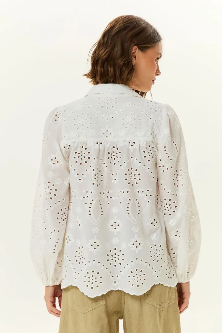 Camisa Laise Bordado Cristal