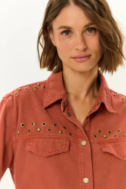 Camisa Sarja Stone Mix Metais