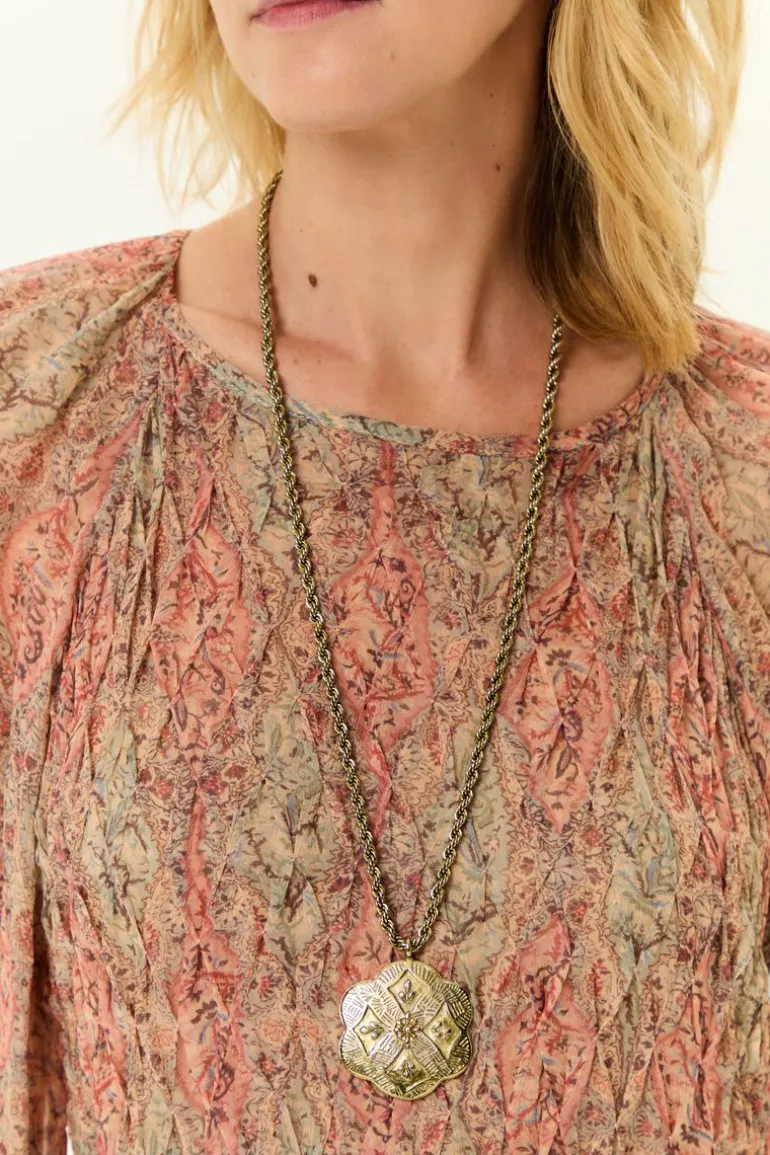 Colar Pingente Boho Vintage