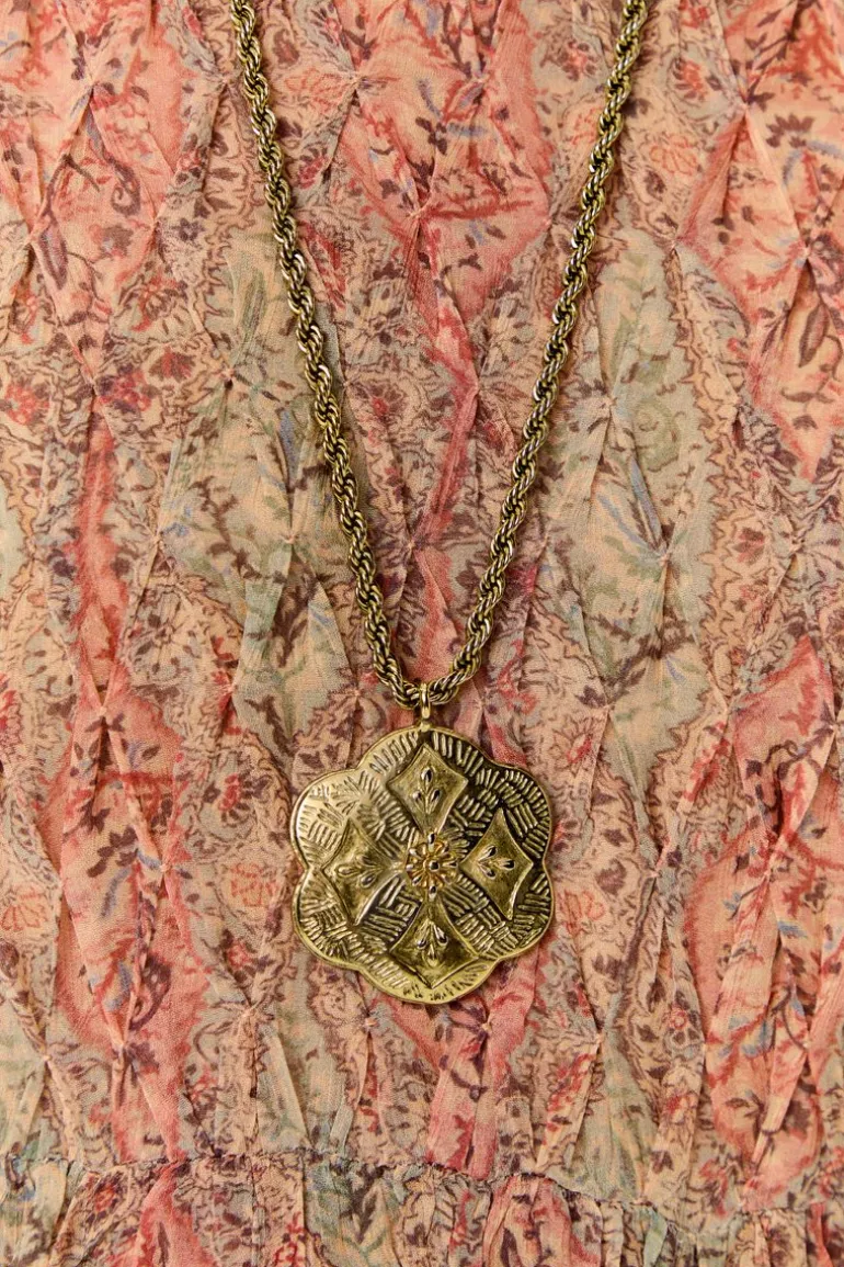 Colar Pingente Boho Vintage