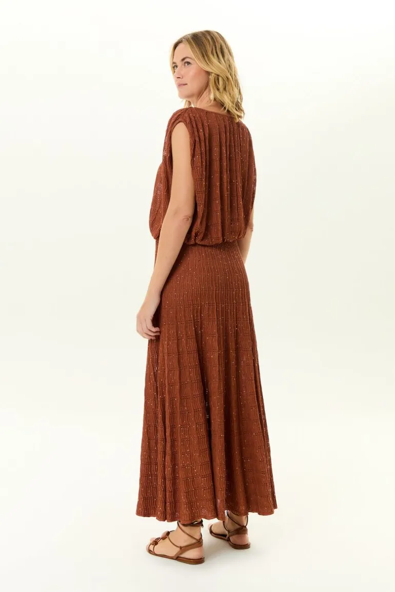 Saia Tricot Ponto Listras