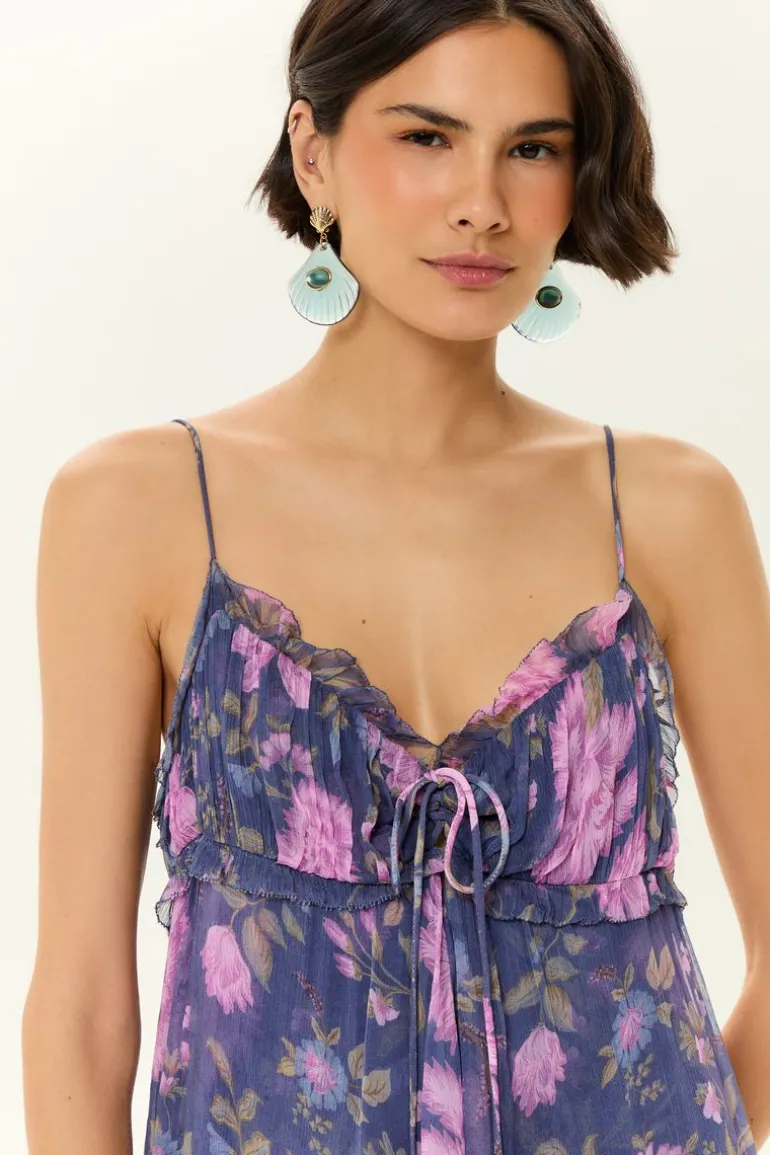 Vestido Assimetrico Ggt Estampa Tish