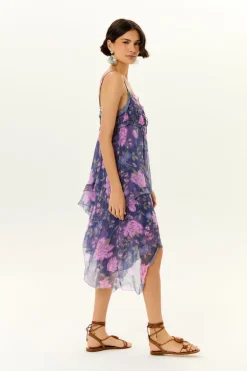 Vestido Assimetrico Ggt Estampa Tish