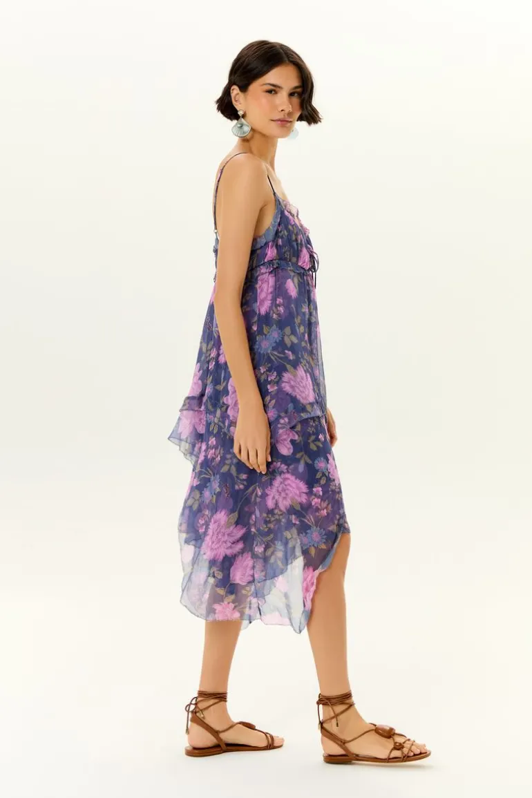 Vestido Assimetrico Ggt Estampa Tish