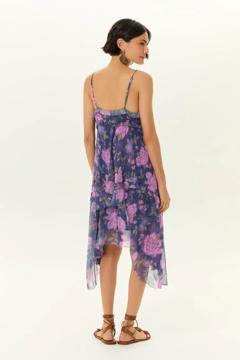 Vestido Assimetrico Ggt Estampa Tish