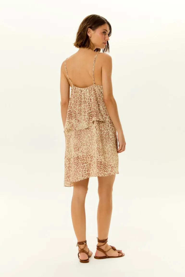 Vestido Curto Ggt Estampa Jaguar