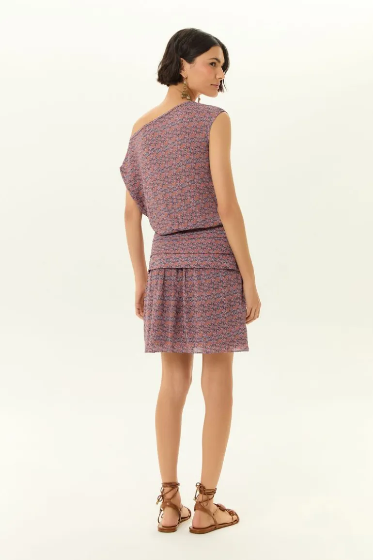 Vestido Curto Ggt Estampa Tuk