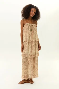 Vestido Longo Ggt Estampa Jaguar