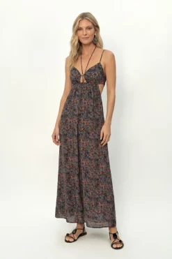 Vestido Longo Ggt Estampa Liza