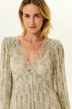 Vestido Longo Ggt Estampa Melissa