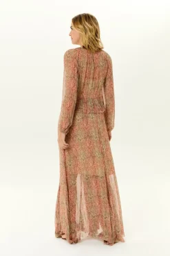 Vestido Longo Ggt Estampa Solar