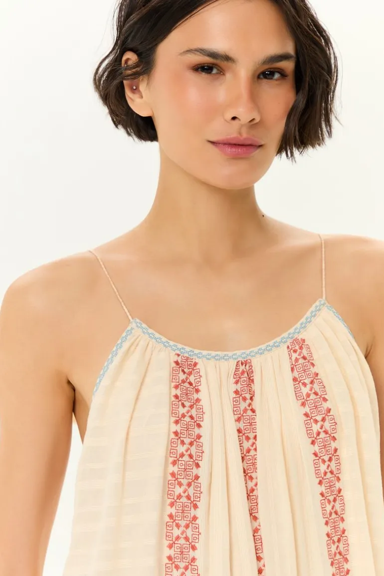 Vestido Midi Bordado Ulla