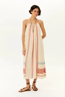 Vestido Midi Bordado Ulla