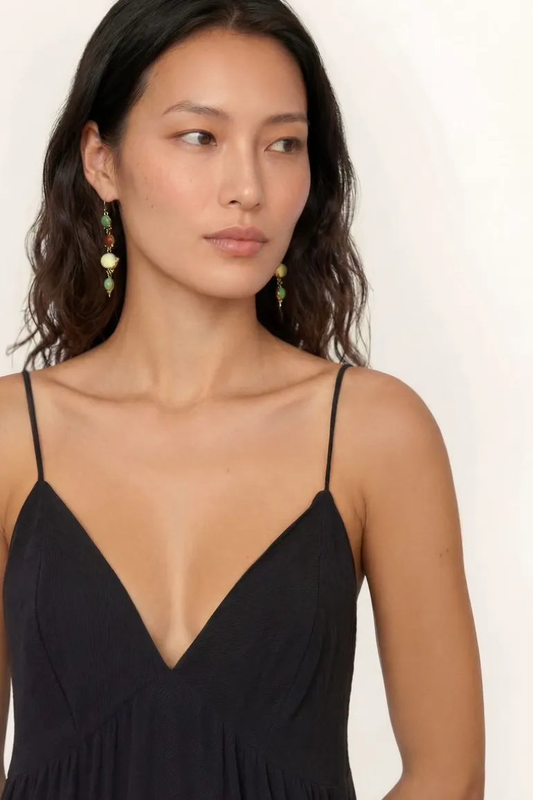 Vestido Midi Decote v