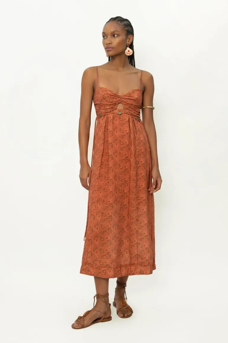 Vestido Midi Estampa Talin