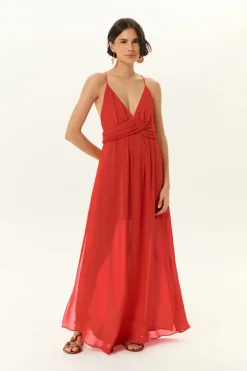 Vestido Midi Ggt Costa Metais