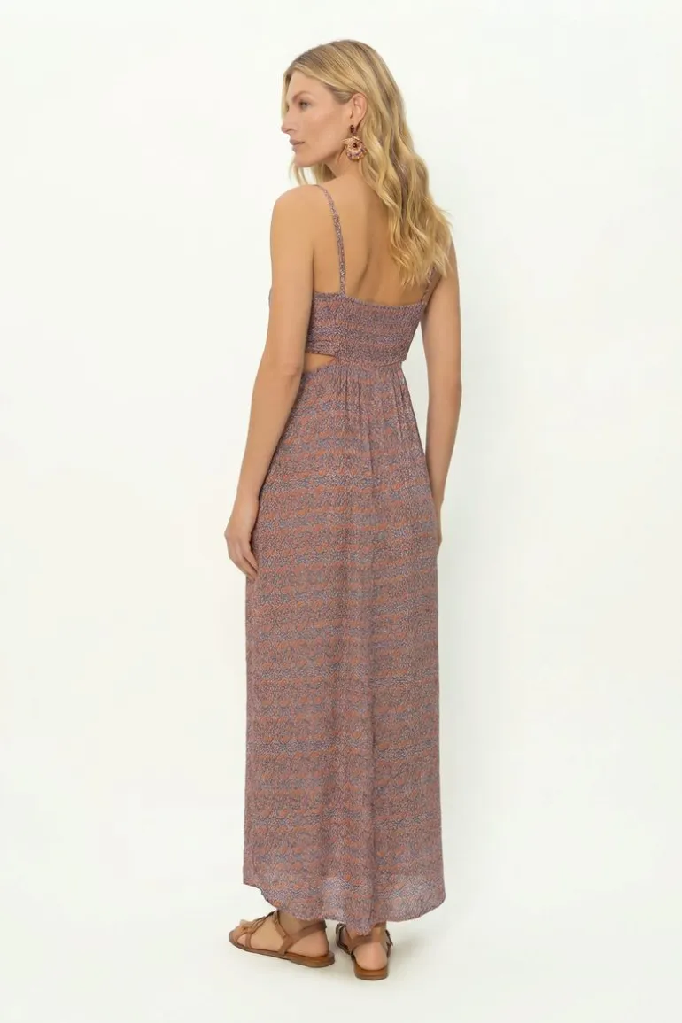 Vestido Midi Ggt Estampa Tuk