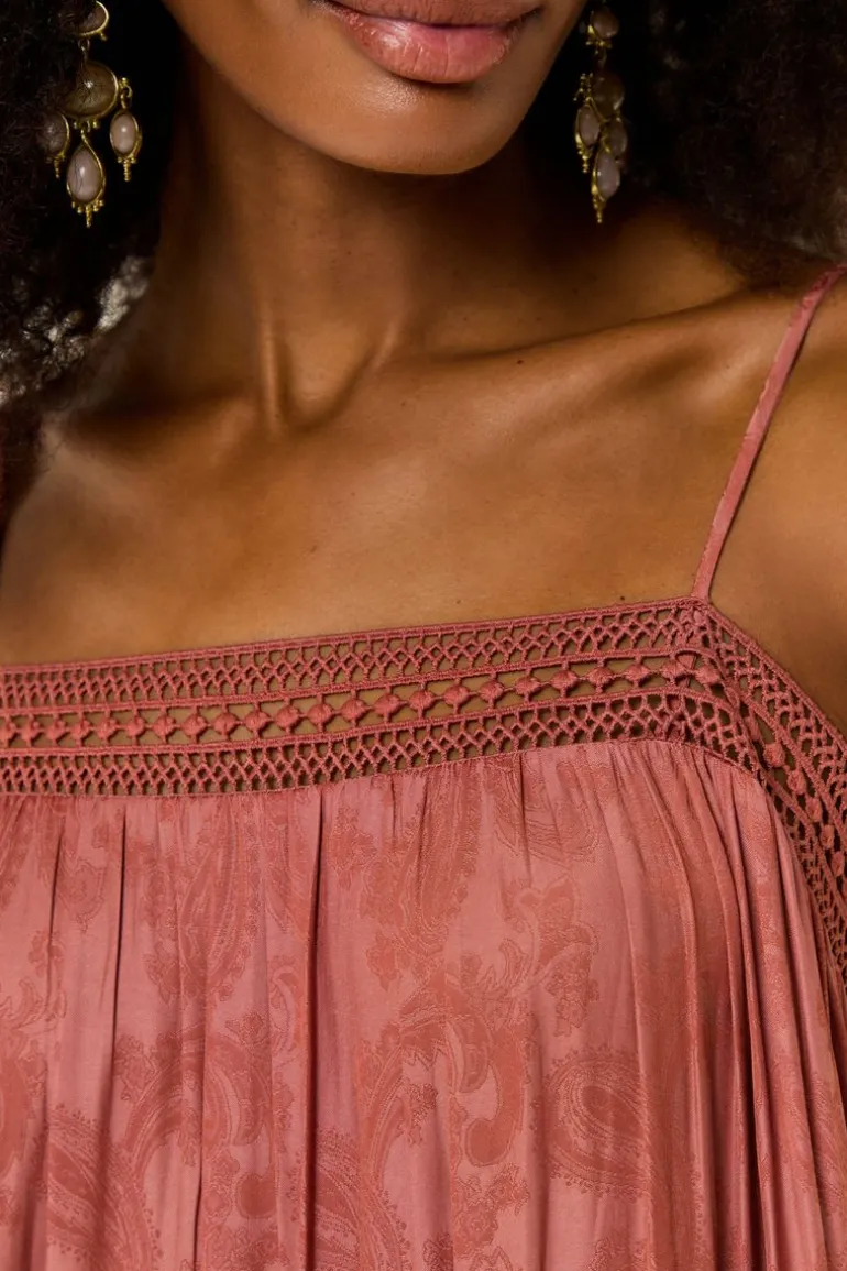 Vestido Midi Jacquard Cachemiere