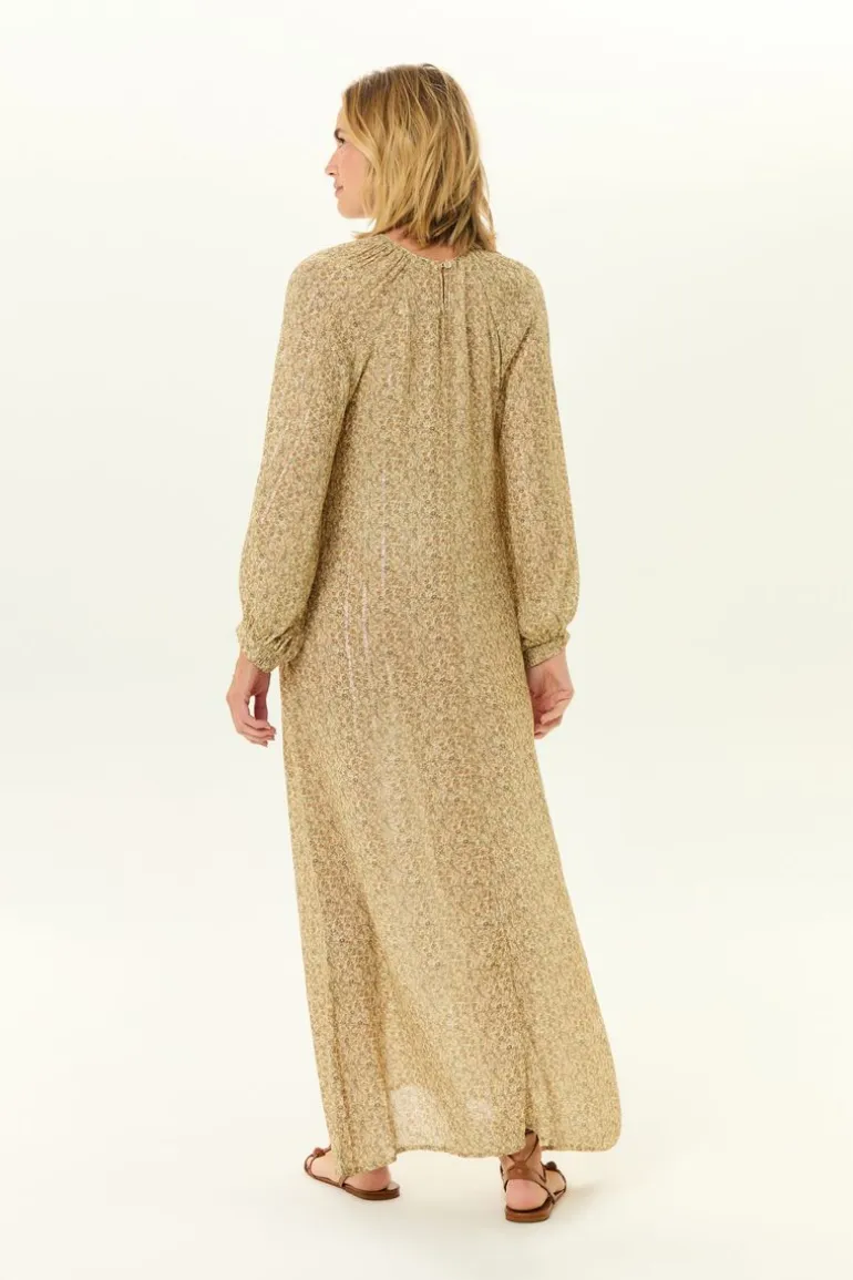 Vestido Midi Lenco Estampa Amarilis