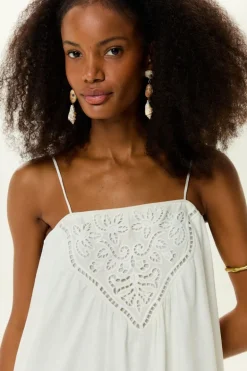 Vestido Midi Pala Bordado Ivy