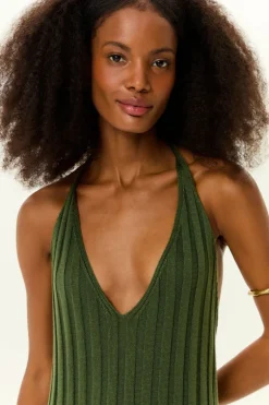 Vestido Tricot Frente Unica