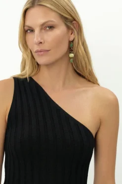 Vestido Tricot Um Ombro So